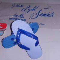 Large picture v-strape white dove pvc/pe slipper/sandals2