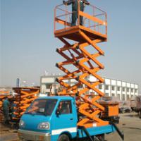 Large picture car-carrying scissor lift table