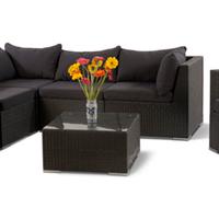 Large picture Poly Rattan Sofa Set