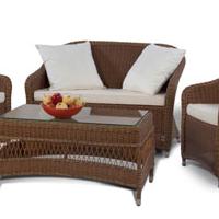 Large picture Poly Rattan Table Set