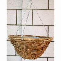 Large picture hanging floral basket