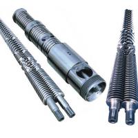 conical twin screw barrel for extruder