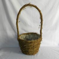 Large picture rattan handle basket