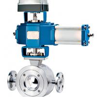 Large picture Steam Jacketed Segment Ball Control Valve