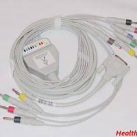 Large picture Schiller EKG cable with 10 leads,ECG cable