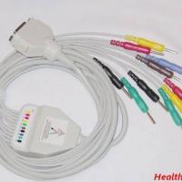 Large picture Fukuda EKG cable with 10 leadwire,ECG cable