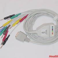 Large picture (SH)Nihon Kohden EKG cable with 10 leads,ECG cable