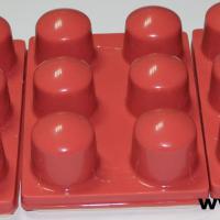 Silicone pad printing rubber