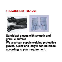 Large picture Sandblast glove,rubber glove,safety glove