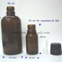 Large picture moulded glass bottle(bottle DIN 18mm)