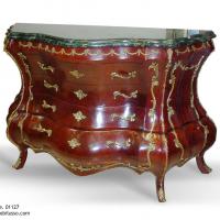 Large picture Ancienne commode louis xv GALBÉE rose palissandre