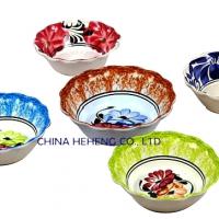 Large picture bowl of melamine