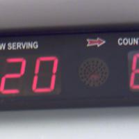 Large picture Queuing Token Display System - QMS