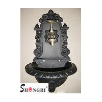Large picture cast iron wall fountain