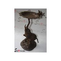 Large picture cast iron bird bath