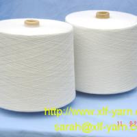 Large picture spun polyester yarn NE30S/1