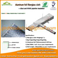 aluminum foil fiberglass cloth as pipe insulation