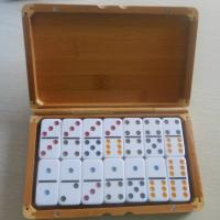 Large picture Dominoes in bamboo box