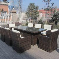 Large picture rattan dining set outdoor furniture