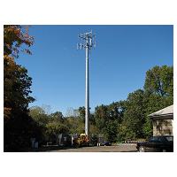 Large picture monopole telecom tower