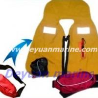 Large picture marine inflatable life jacket