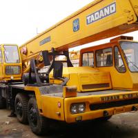 Large picture used red TG500E TADANO truck crane