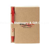 Large picture Spiral Recycled Paper Notebook with Pen