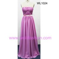 Large picture Long Pleated Chiffon Bridesmaid Dresses