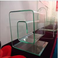 Large picture hot curved glass