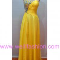 Large picture Long Beading Pleated AppliqueEvening Dresses