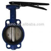 Large picture handle wafer butterfly valve manufacture