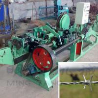 Straight and Reverse Twisted barbed wire Machine