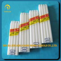 paraffin wax white household candles for lighting