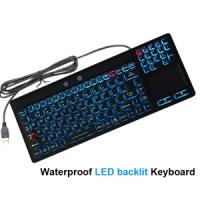 Large picture Industrial keyboard waterproof LED touchpad