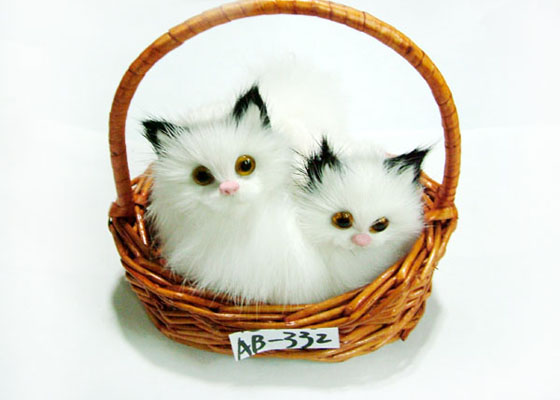 Animal Dolls, birthday gift, Fur Animal craft, Hol