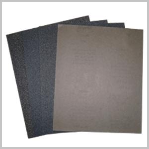 Waterproof abrasive paper