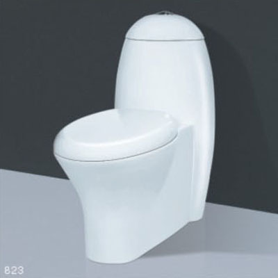 one piece toilet