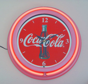 neon clock