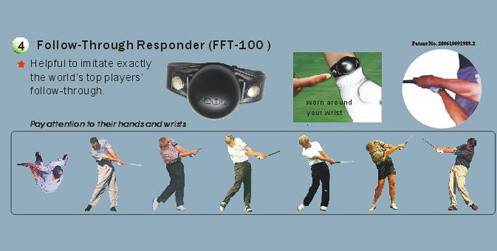Golf training AIds-Follow-Through Responder
