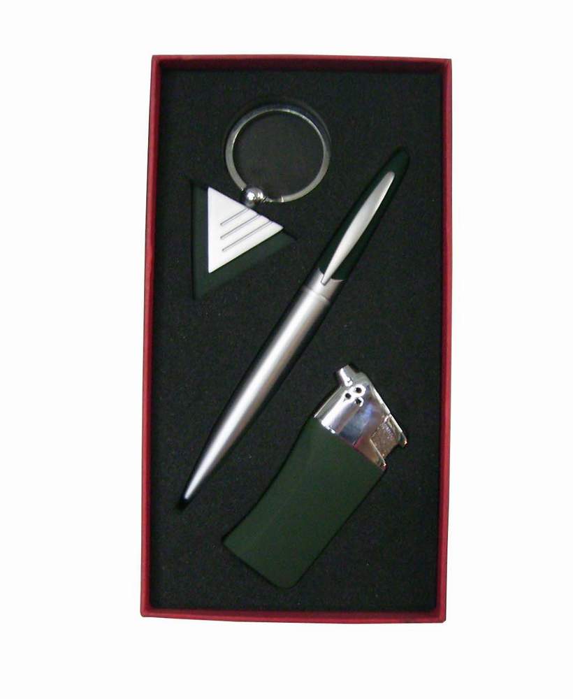 key chain +lighter for gift set