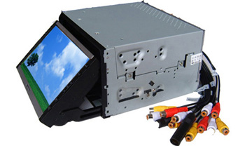 7 inch Slide down panel and touch screen 2- Din DV