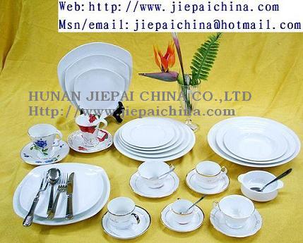 16pcs stoneware hand-painted dinner set