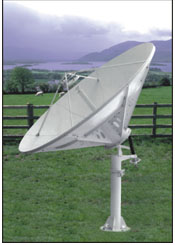 2.4m satellite antenna