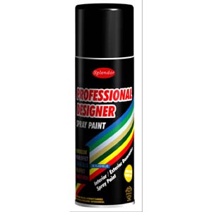 Super Metallic spray paint (bright silver, silver