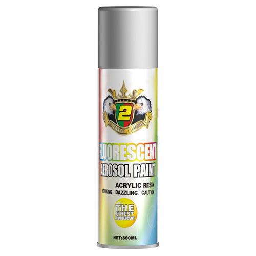 Fluorescent spray paint