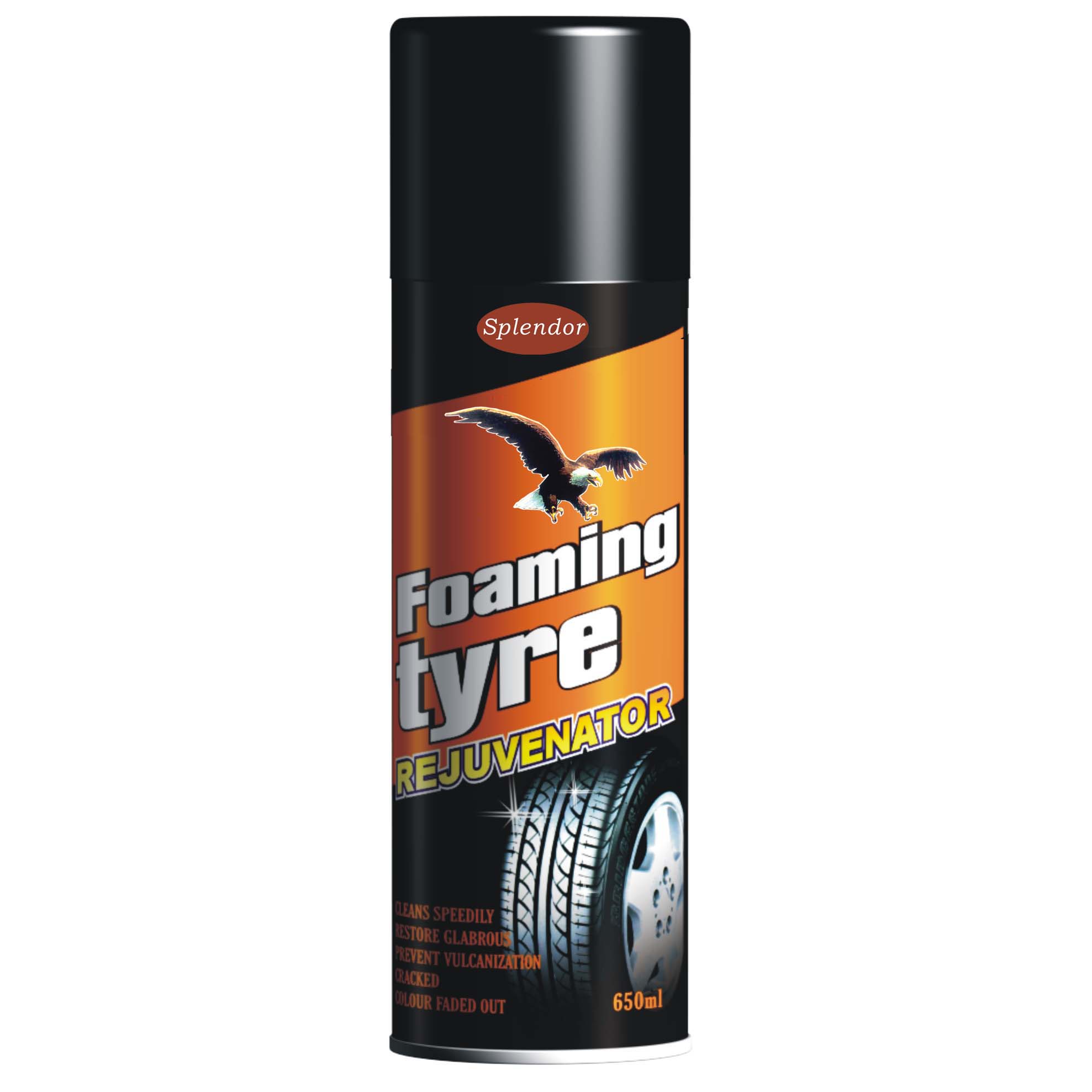 Tyre cleaner spray