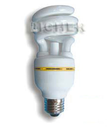 Spiral anion air-purifying lamp