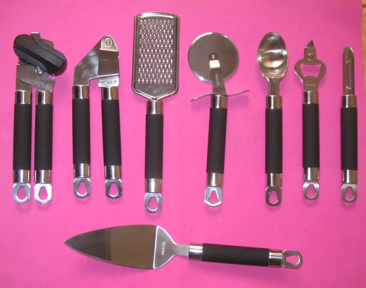 Peeler & Corer & Pizza Cutter & Baller & Opener