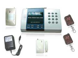 5 Defense Zone LED Display Burglar Alarm System
