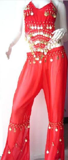 Belly Dance Costume Set, Coin Bras, Belly Dance